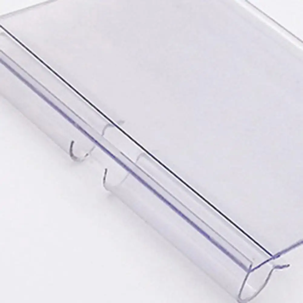 Compact 1 Set Durable Shelf Price Label Holder Stable Price Tag Reusable   Office Supply