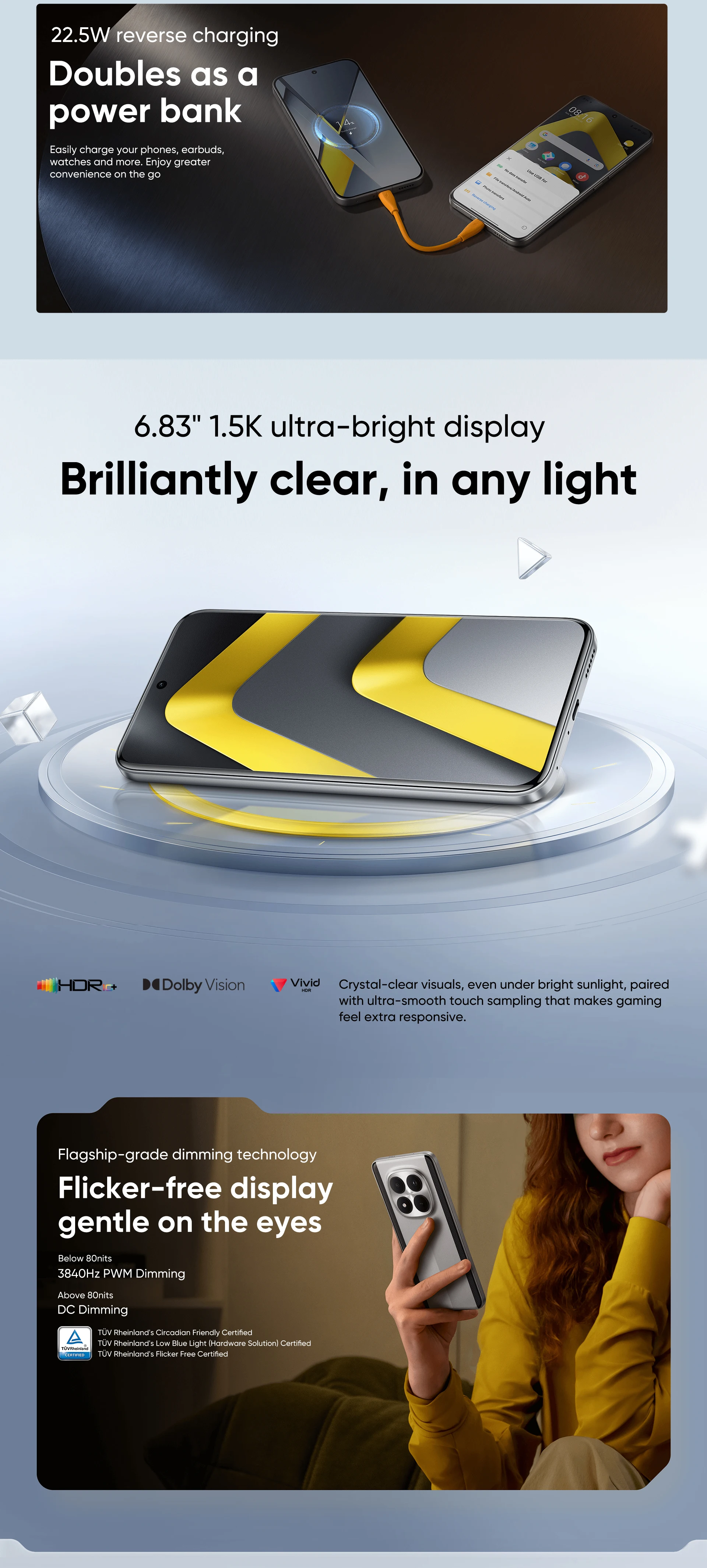 【Ship From AU】POCO M8 Pro 5G Global Version Snapdragon® 7S Gen 4 Massive 6500mAh Battery 6.83 "Crystal Res 1.5K AMOLED Display