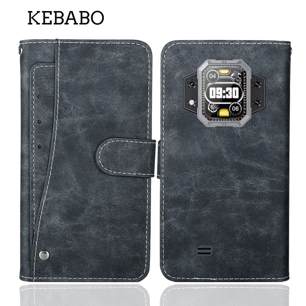 Portfel skórzany Cubot KingKong Star 2 etui 6,72 "luksusowa ochrona dostosuj okładkę portfel na karty telefoniczne gniazda na karty w stylu książki
