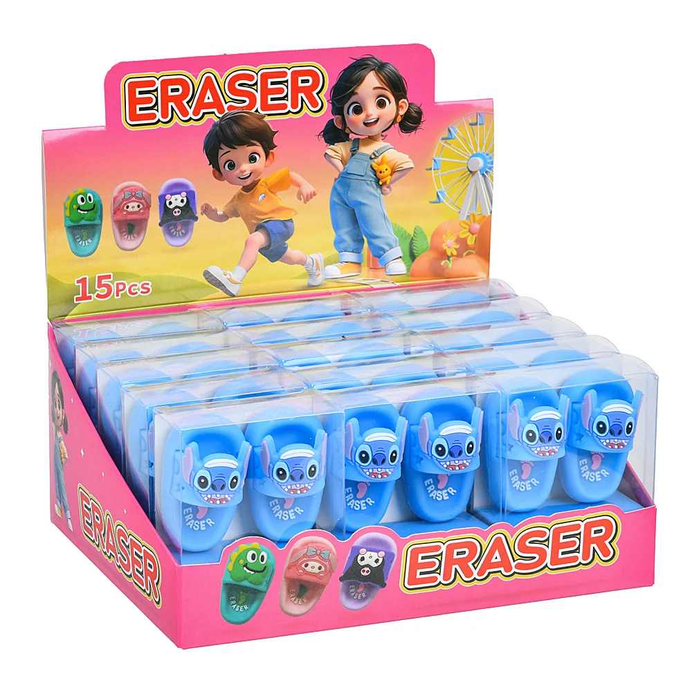 Zapatillas creativas de alta apariencia de Disney, borrador de estilo, jardín de infantes, niños y niñas, estudiantes de escuela primaria, borrador de dibujos animados limpio