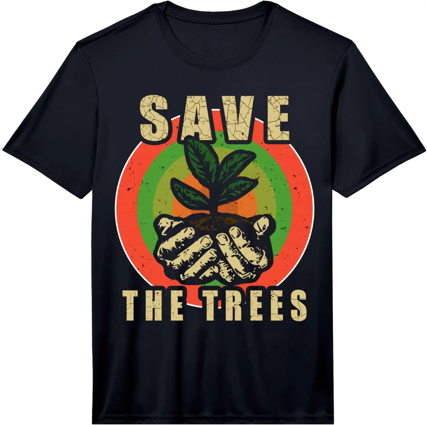 Mens Save The I Speak For Trees Vintage Nature Lover Performance T-Shirt 100% Cotton Trendy Y2K Short-Sleeve Tee – Soft, Quick-Drying, & Moisture-Wicking; Ideal for Sports or Casual Wear; Great Gift for Christmas or Halloween. Environmental.