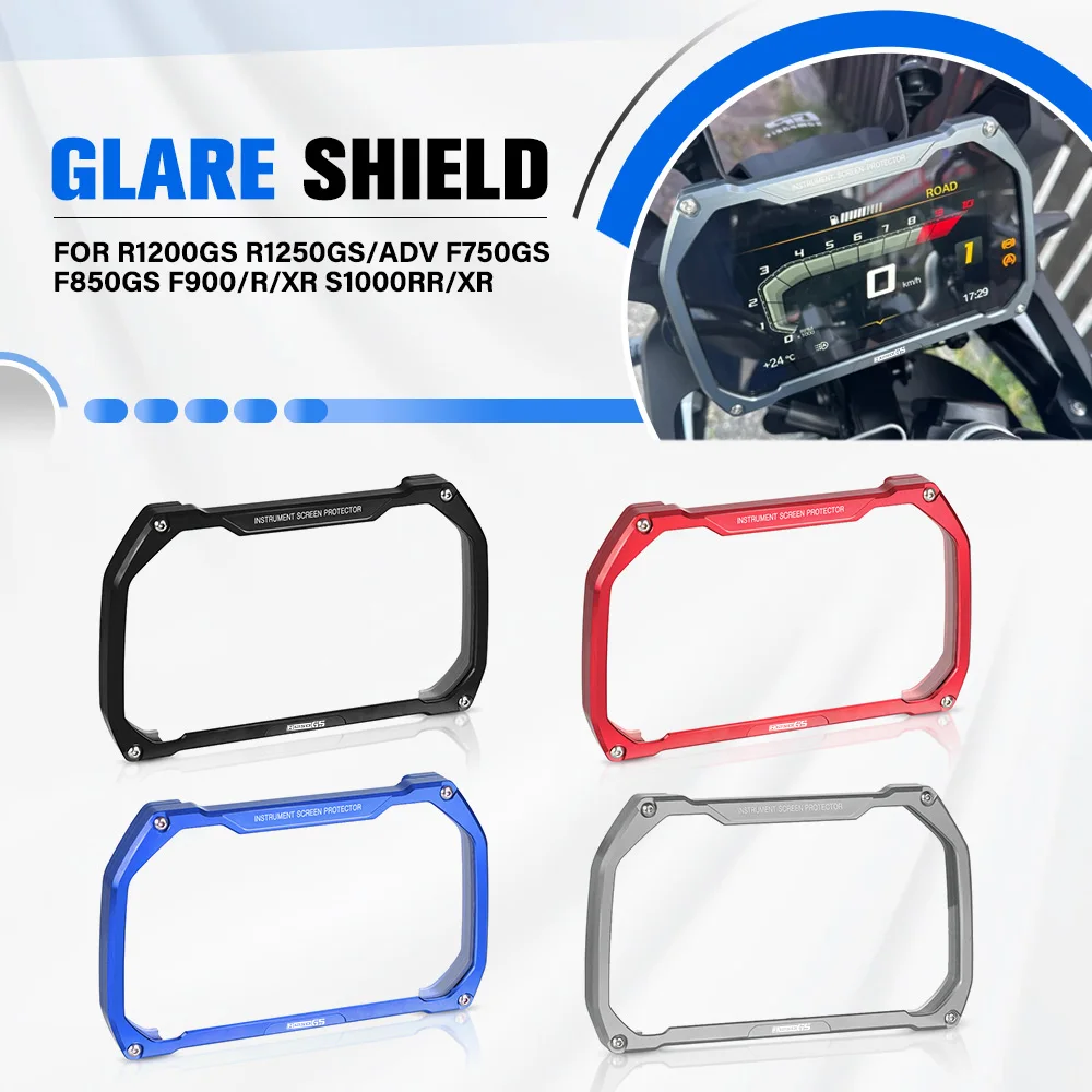 

For BMW R1200GS R1250GS/ADV F750GS F850GS F900/R/XR S1000RR/XR New Motorcycle Meter Frame Cover Screen Protection Glare Shield