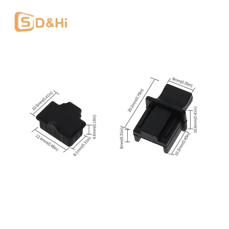10 Stuks Laptop/Computer/Router Accessoires RJ45 Stofkap Connector Stofkap Plug Protector Stekkers Hub Poort