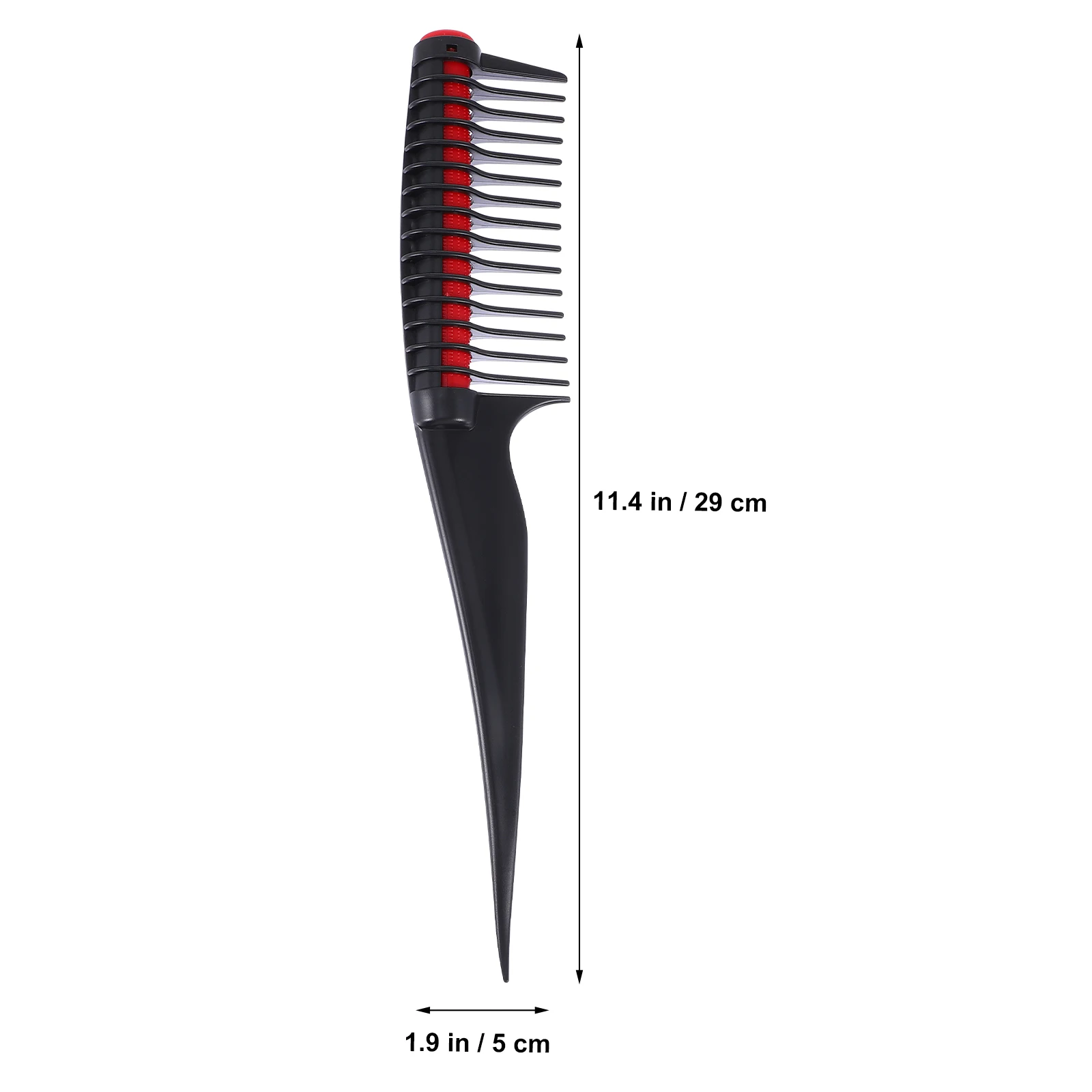 

Hair Dye Comb Salon Hairdressing Women Styling Black Long Handle AntiSlip Massage Effect Wide Tooth Combs Hair Coloring Combs