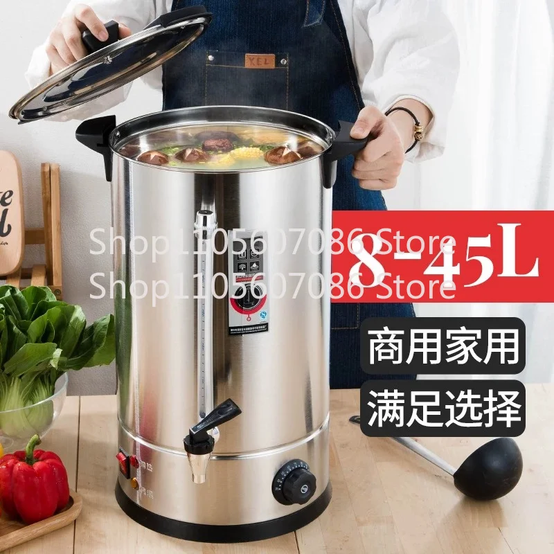 304 Stainless Steel Hot Water Bucket Double-layer Household Boiling Water Bucket Large Capacity Thermal Insulation Bucket