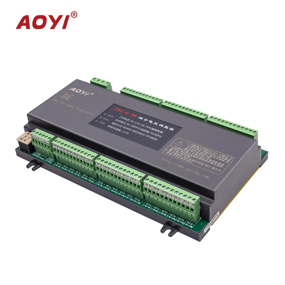 AOYI ZKC-6-36 Modul Industri 380VA Pengontrol Pemrograman PLC Regulator Tegangan Tiga Fasa