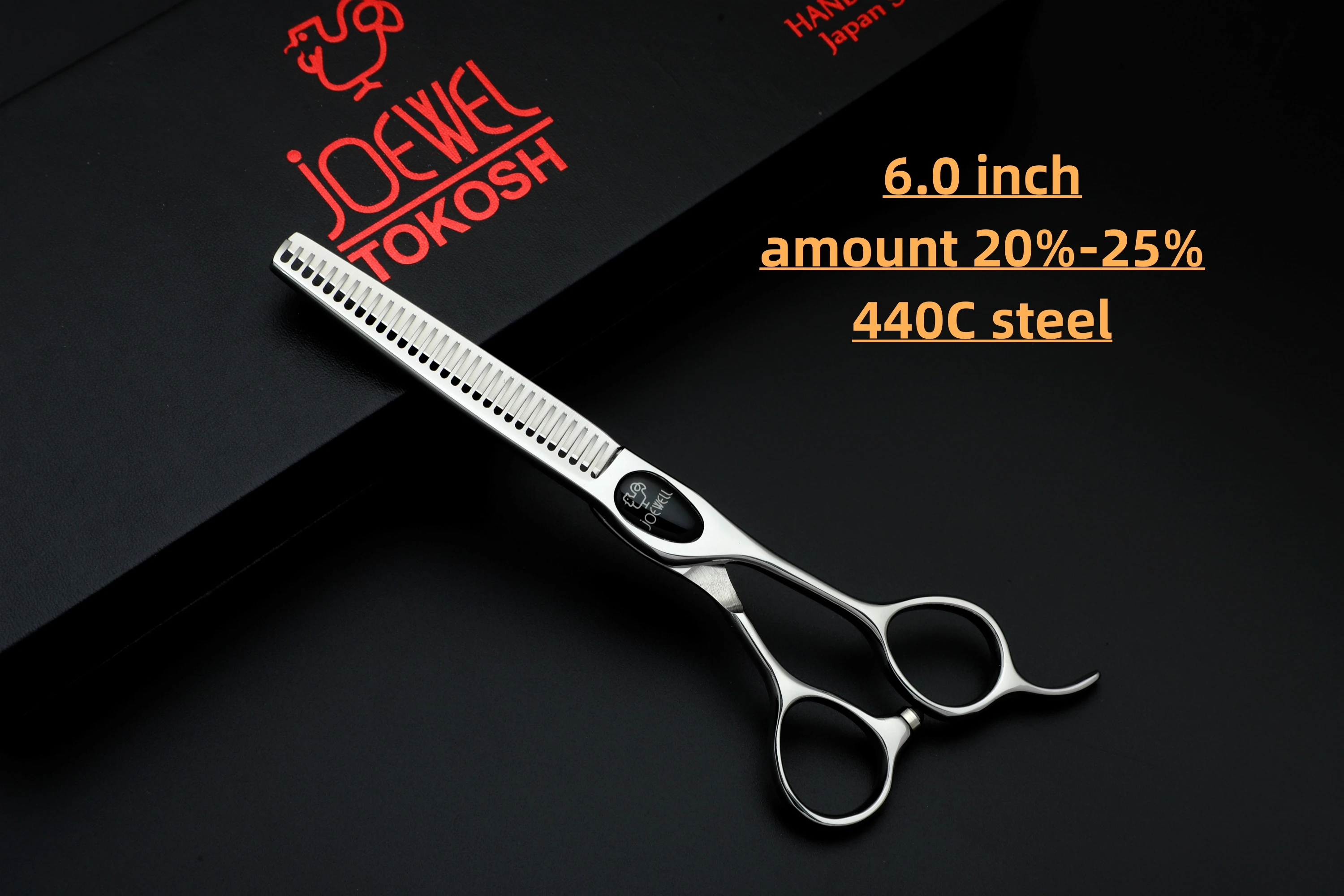 

Joewell-Professional Hairdressing Scissors, Thinning Shears, 440C Steel, 6.0 "Machines for Cutting Hair