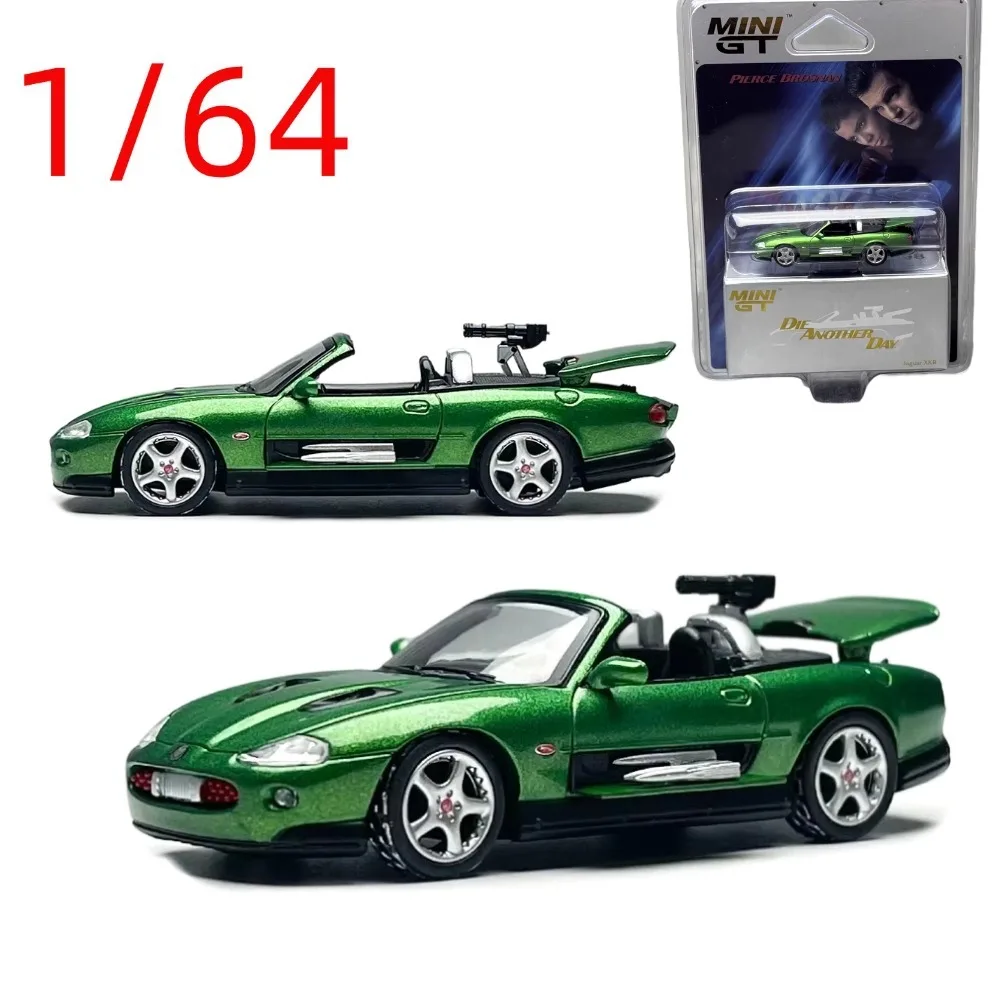 

MINIGT Diecast 1/64 Scale Jaguar XKR Car Model Alloy Jaguar XKR Play Vehicles Movie Classic Gifts Collection Model Toys for Boys