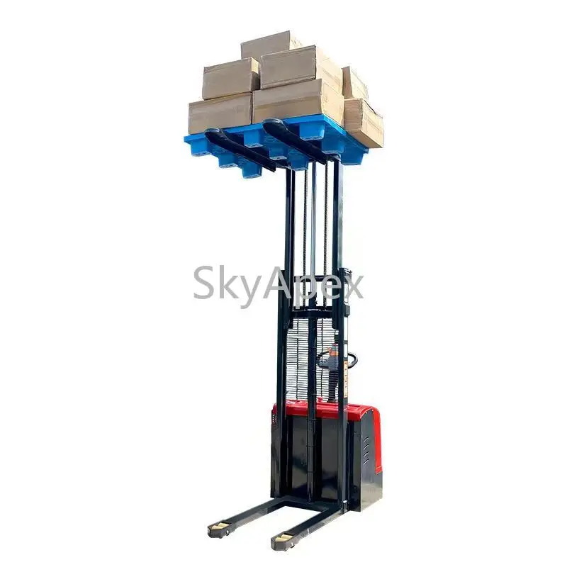 Small Agile Reach Forklifts FOB Electric Stand On Stackers or Superior Handling CE Certified High Stability 1000 2000kg Capacity