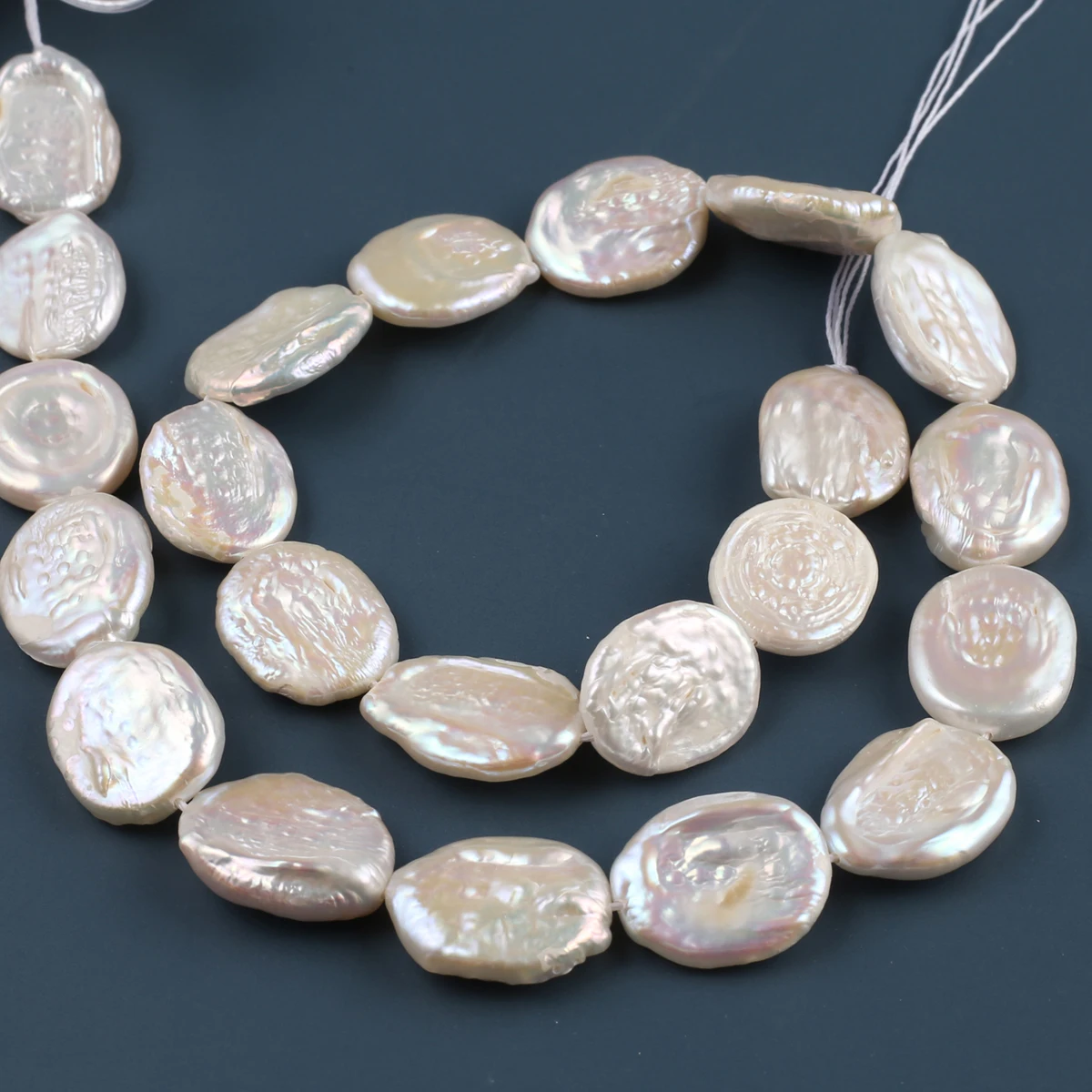 Natural Pearl Orange Rectangle Exquisite Shape Elegant Appearance for DIY Jewelry Making Handmade Bracelet Necklace Length 36cm