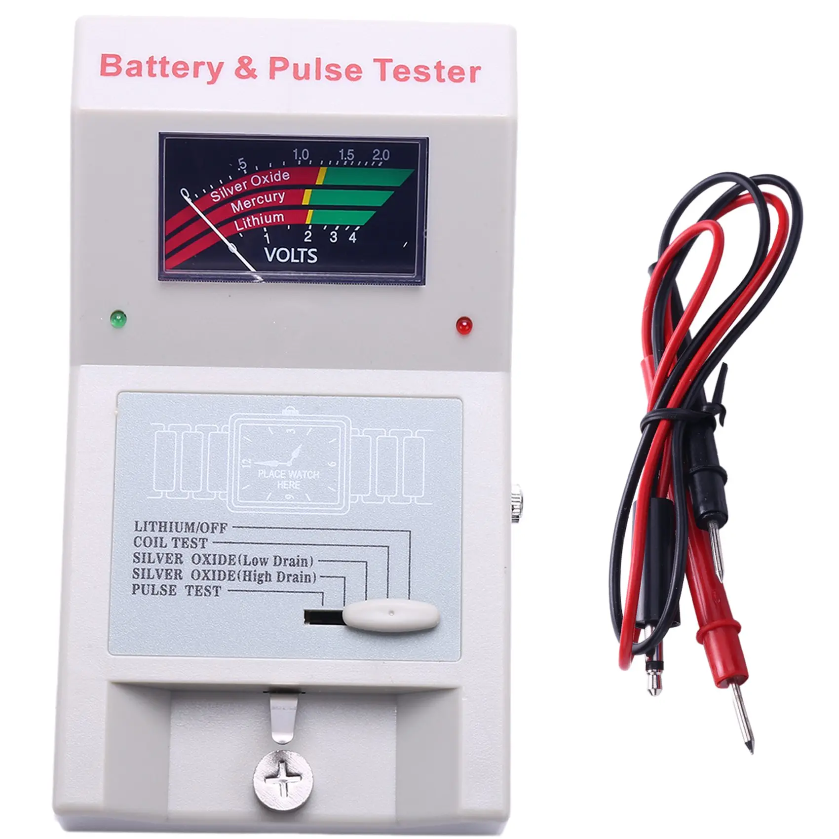 A75K Quartz Watch Analyzer Detector Battery&Pulse Tester Watch Repair Tools Accessory Tool for Watchmaker Electronic Pulses Test
