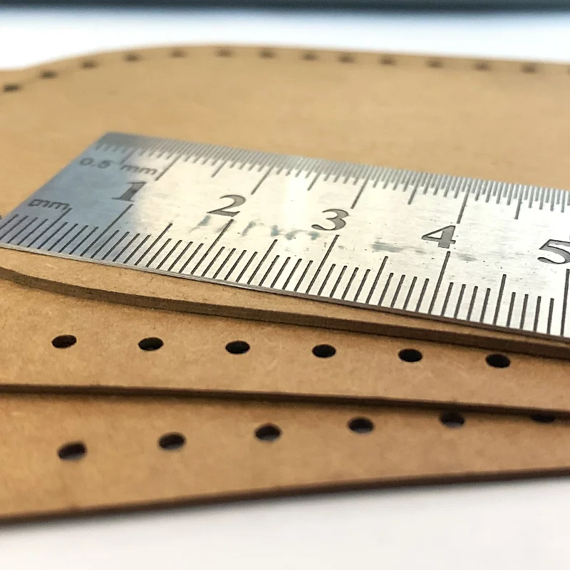 WUTA 726 Kraft Paper Template for DIY Men Flops Unisex Slipper Leather Set Craft Pattern Model