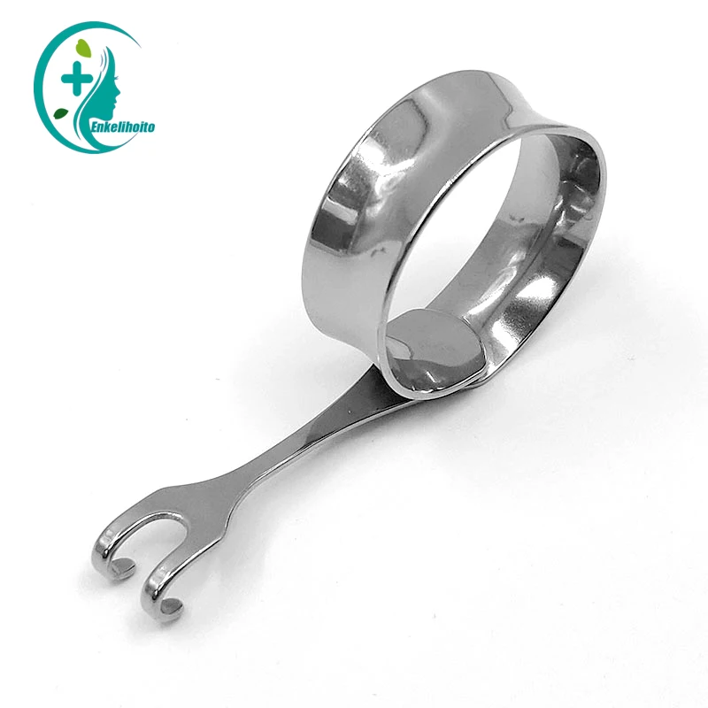 Stainless Steel Eye Bags Self-help Pull Hook Double Nose Self Pull Hook Double Eyelid Surgery Tool