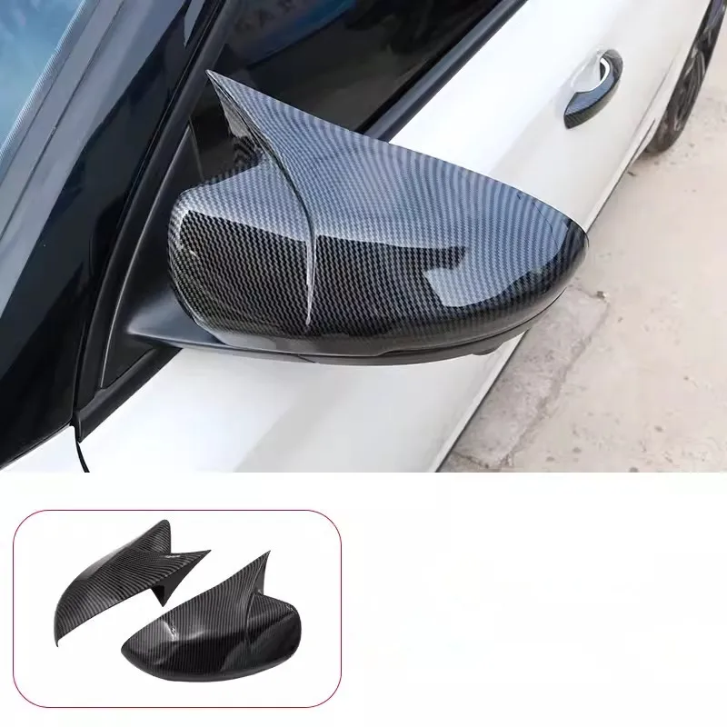 

For MG6 MG-6 2017-2018-2019-2020-2021 Car Accessories ABS Decorative Horn Rearview Mirror Cover Reversing Special Anti-collision