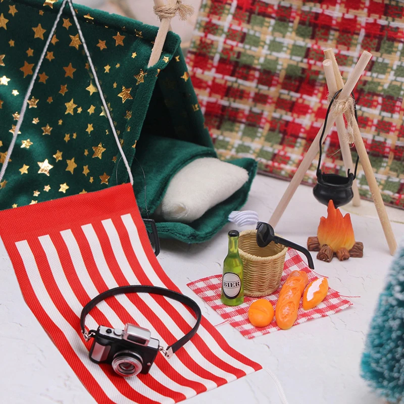 منزل صغير عيد الميلاد قزم دمية شاكر مشهد مصغر الدعائم عيد الميلاد الديكور مشهد مصغر عيد الميلاد بيت الدمية الملحقات