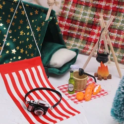 Mini House Christmas Elf Doll Shaker Miniature Scene Props Christmas Decoration Miniature Scene Christmas Doll House Accessories