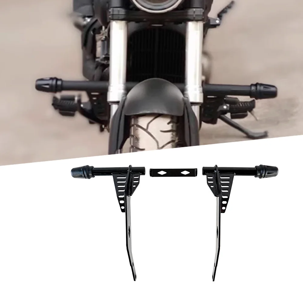 

Fit QJMOTOR Flash 300/250 One-Piece Crash Bars Black Steel Engine Guard Anti-Collision Protection Device