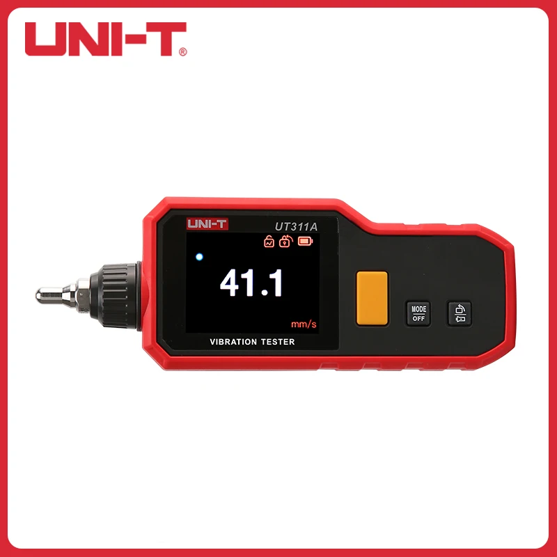 UNI-T Handheld Vibration Tester UT311A UT312A 2.4 Inch TFT Screen LCD Display Data Hold Velocity Displacement Testers