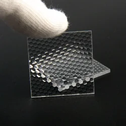 Acrylic compound eye lens Led light uniform optical ultra-thin lens 30*30mm optical physics experiment