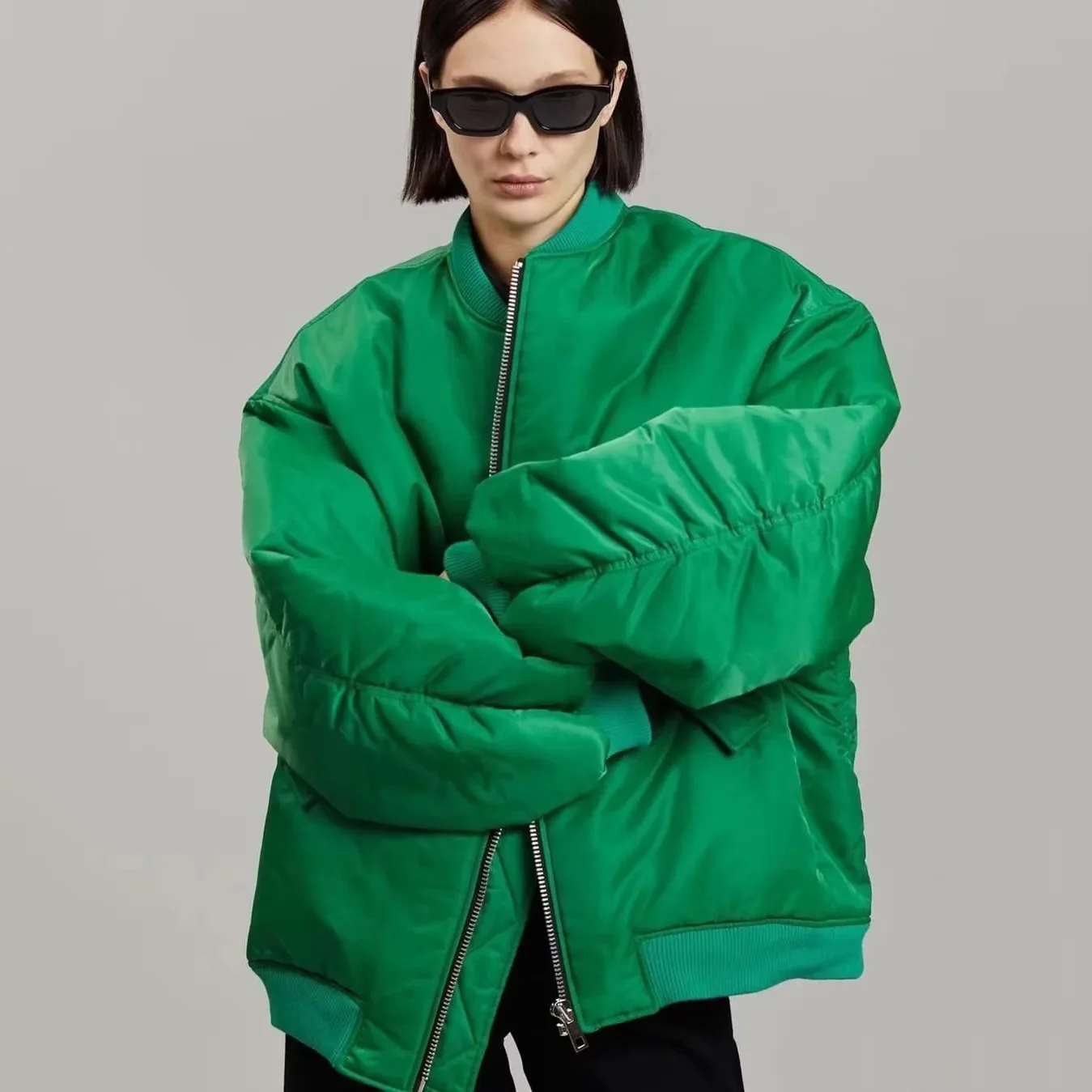 Street Faion – manteau ample en coton pour femmes, vêtement d'extérieur, coupe confortable, Long, à col montant, nouvelle collection été A958