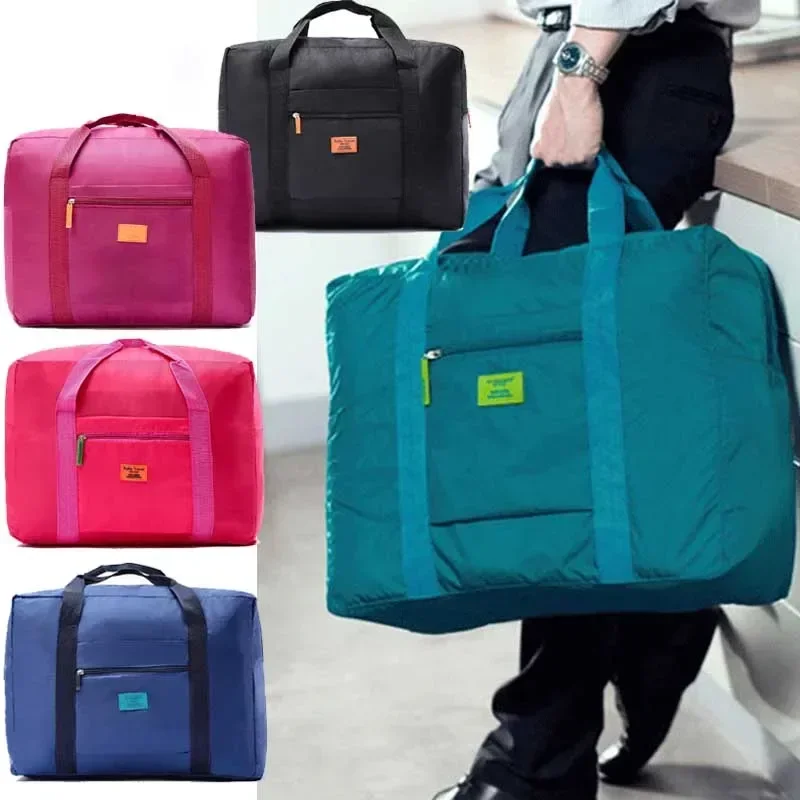 New Fashion Foldable Travel Duffel Bag Lightweight Travel Bag for Women and Men Tote Carry on Luggage Bag HandBag