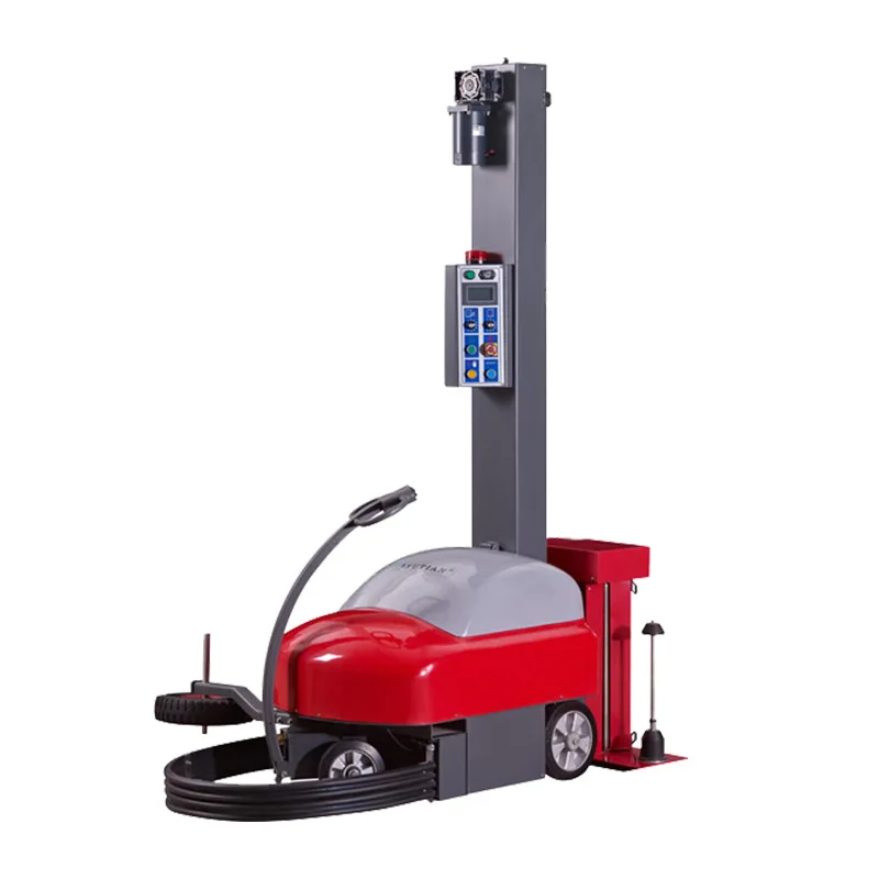 Self-propelled winding machine, automatic winding film baler