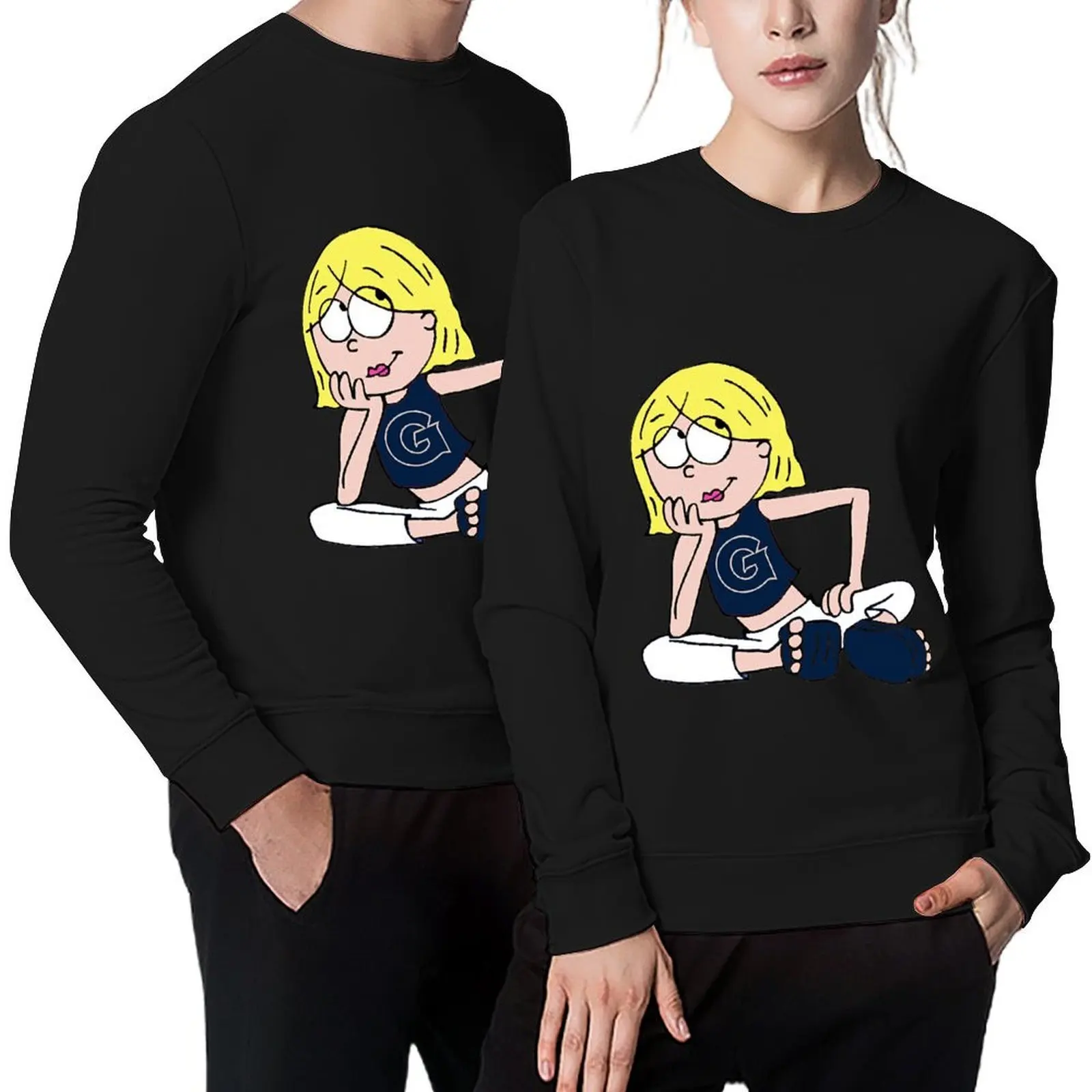 

Georgetown Lizzie McGuire sticker Pullover men's clothes tracksuit aesthetic clothing male clothes hooded sweatshirts