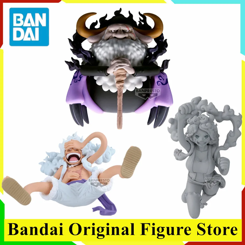 

Original BANDAI Anime ONE PIECE Nika Luffy Jewelry Bonney KING OF ARTIST Mega WCF Jaygarcia Saturn Action Figure Toys PVC Model