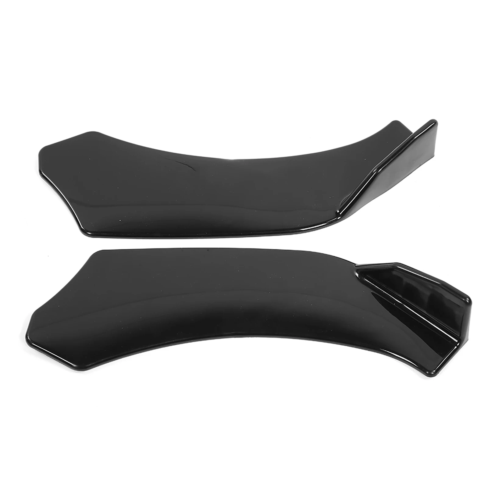 4pcs Car Front Bumper Lip Splitter Body Shovels Guard Universal Auto Modified Accessory Car Bumper Protector Front Bumper Lip