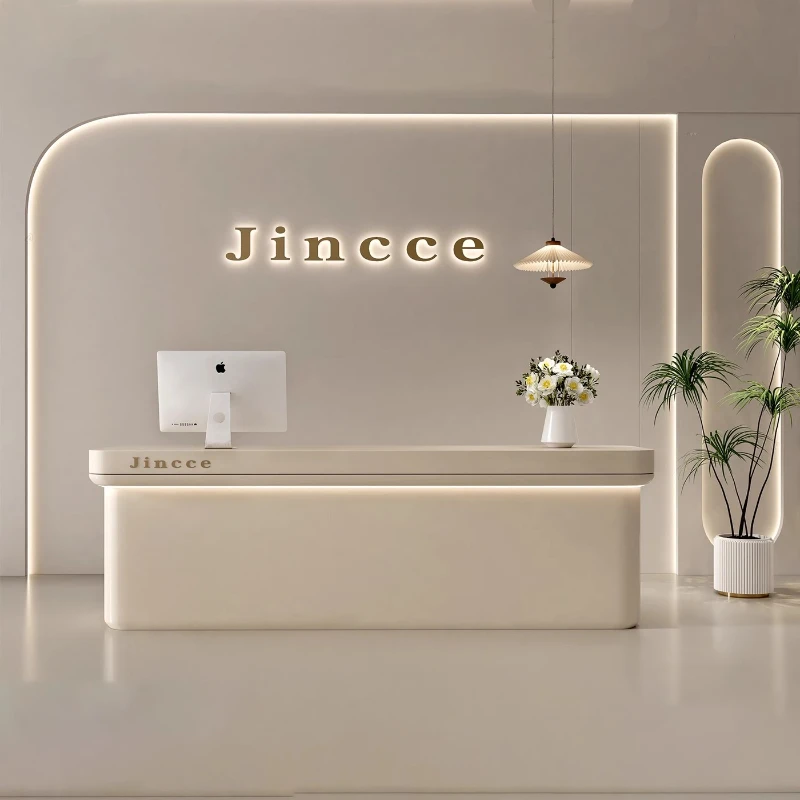 

Rental Office Reception Desks Clinic Boutique Modern Church Reception Desks Podium White Recepcion Mostrador Pulpit For Church