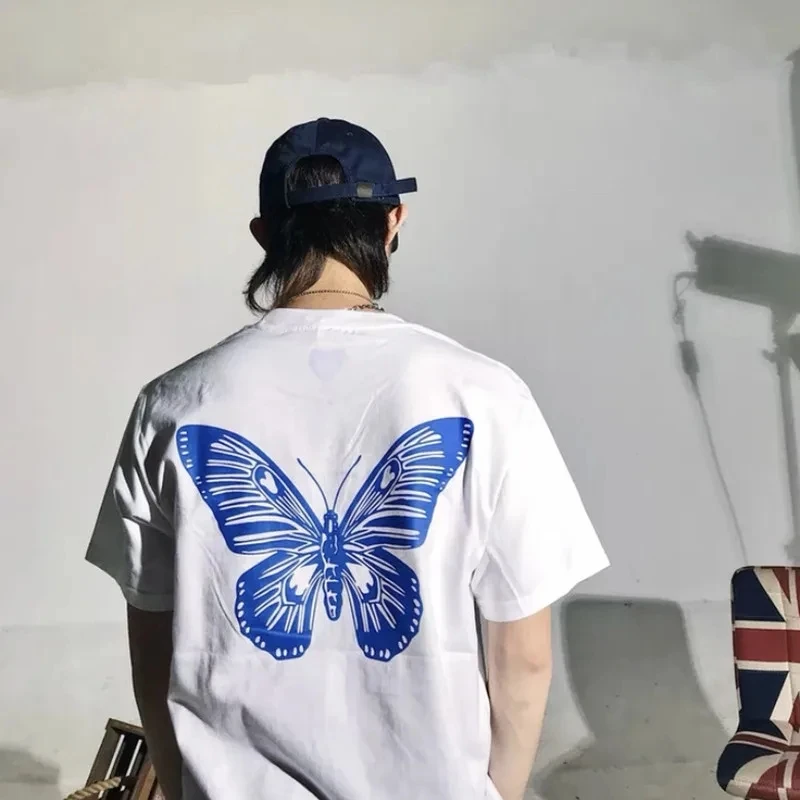 

Harajuku Japan Brand Girls Don’t Cry Butterfly T-shirt Men Women Cotton Best Quality Fashion Cool T shirts Y2k Oversized Tops