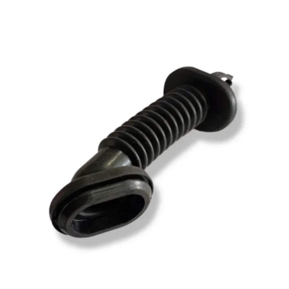 5Pcs 25x39mm Car Harness Wiring Door Tube Rubber Sleeve Dust-proof Rubber Protective Sleeve Oval Black