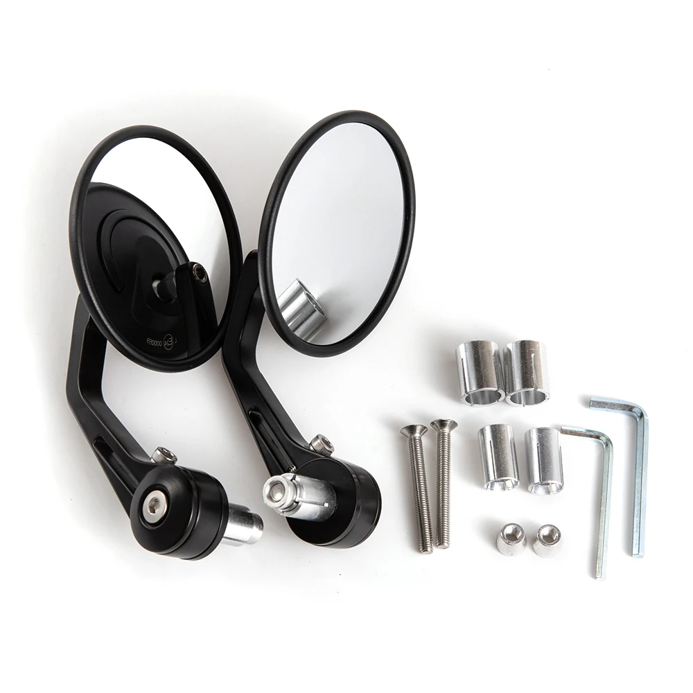 

Motorcycle Side Mirrors E24 22mm 7/8inch Emark Round Motorcycle Bar End Rearview Mirror Handlebar Mirrors Motorcycle Accessorie