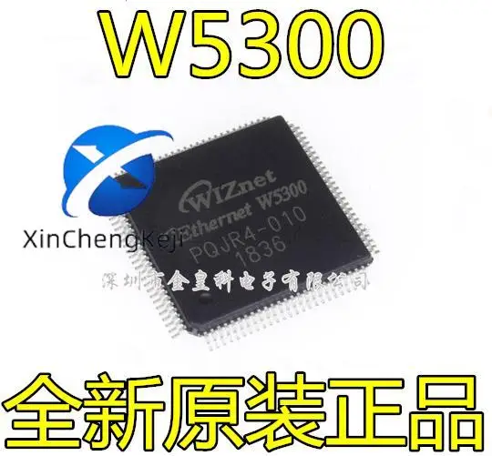 

2 шт. оригинальный новый встроенный Ethernet-контроллер W5300 LQFP-100