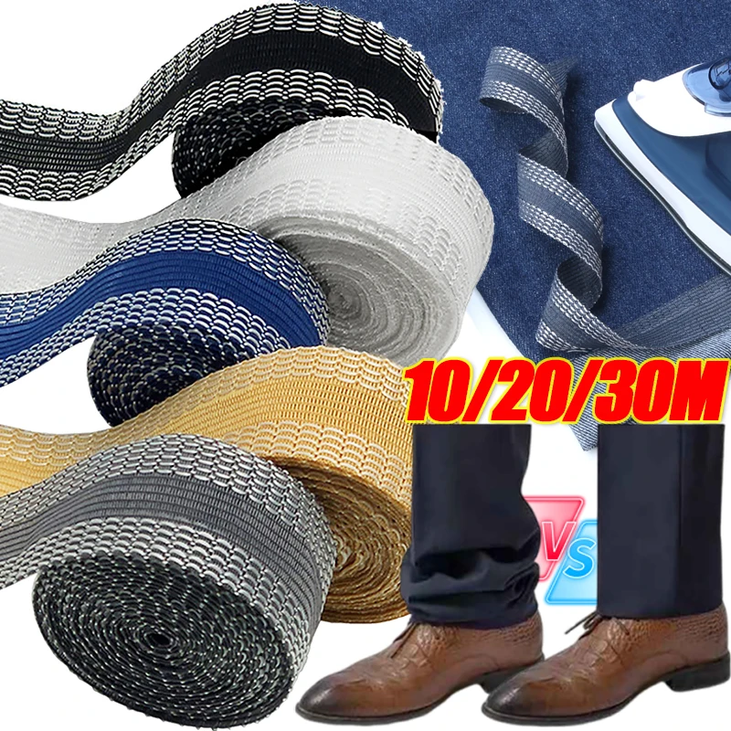Zelfklevende broekpasta tape broek broek rand jeans kleding lengte inkorten reparatie opstrijkbare zoom tapes doe-het-zelf naaiaccessoires