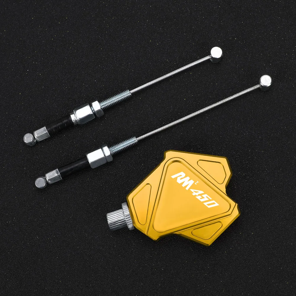 Para SUZUKI RMZ450 2004-2018 2009 2010 2011 2012 2013 2014 2015 2016 2017 Moto palanca de embrague para acrobacias sistema de Cable de fácil extracción RMZ 450