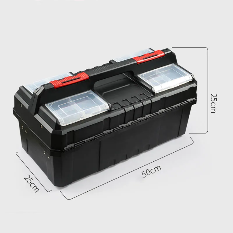 Plastic Toolbox Hardware Storage folding Case Home Multi-function Car Repair Box Tool Portable Case Large Electrician Tool Box