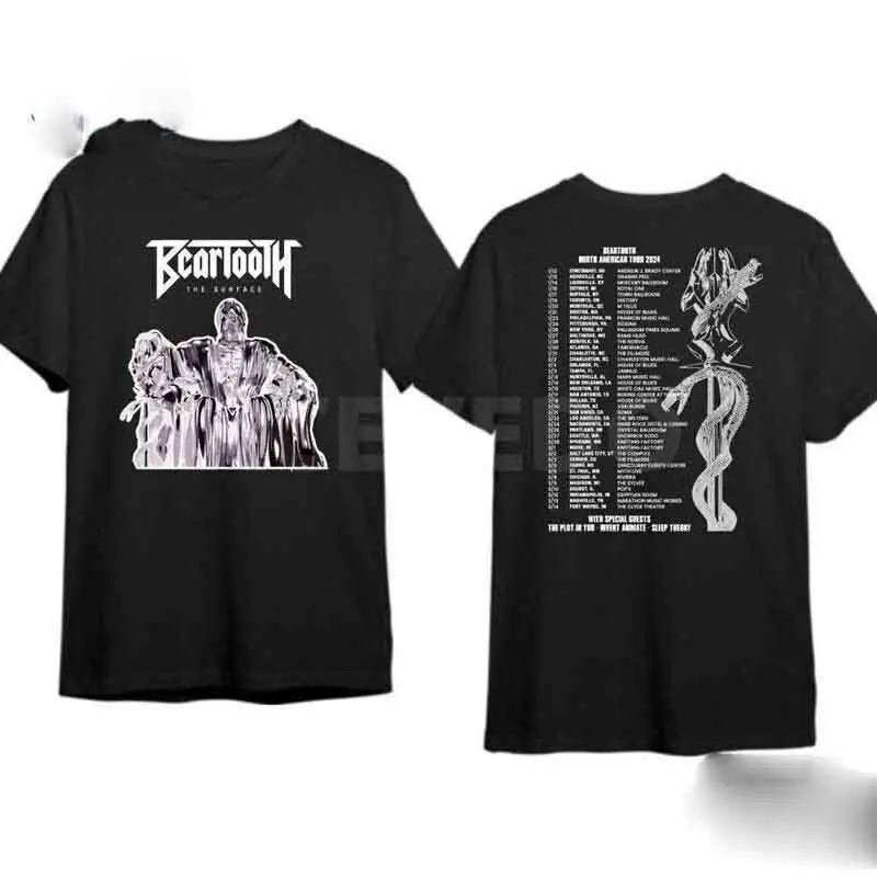 Beartooth North American Tour 2024 2 Sided T-Shirt Unisex S-5Xl