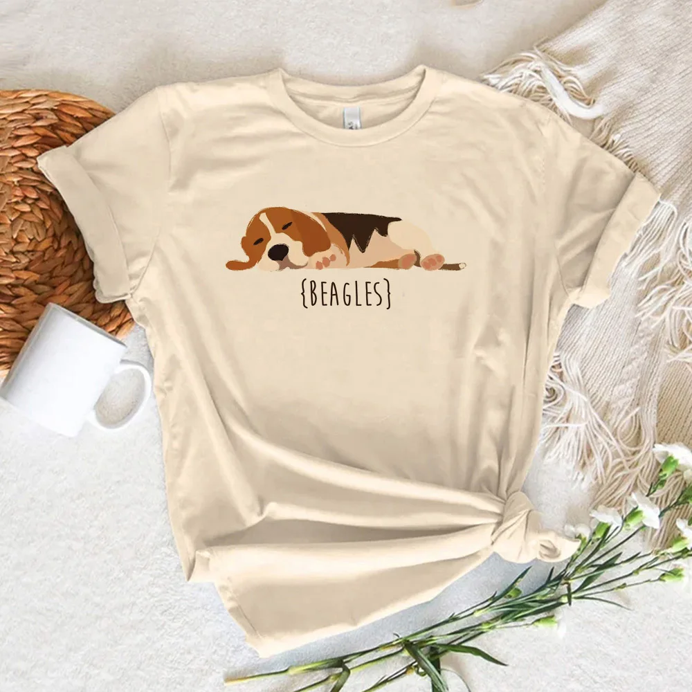 Beagle t-shirts women designer t-shirts female manga clothes