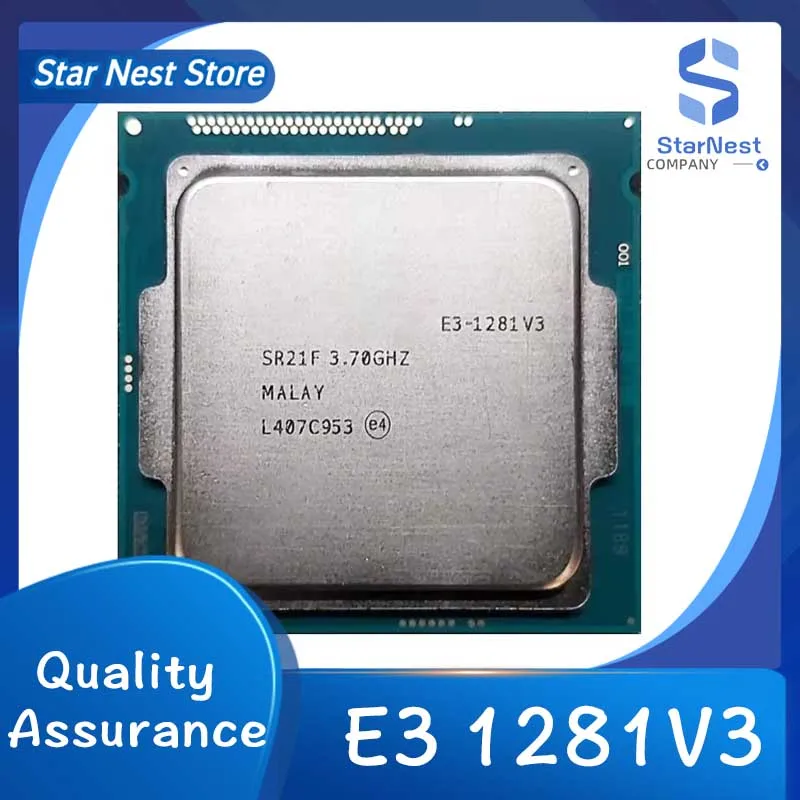 Xeon E3 1281 V3 3.7GHz 4 Core 8 Threads LGA 1150 cpu processor