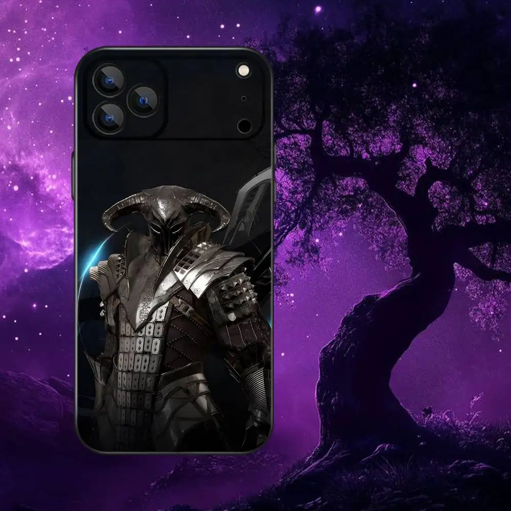 Funda de teléfono N-Night C-Crows Game para iPhone 17,16,15,14,13,12,Pro,Max,Plus,E,SE4,Air,Mini caja suave negra