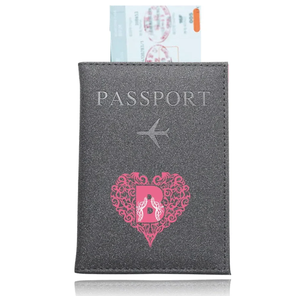 Airplane Travel Passport Covers Passport Protector Holder ID Credit Card Holder UV Printing Loveletter Series Travel Accessories