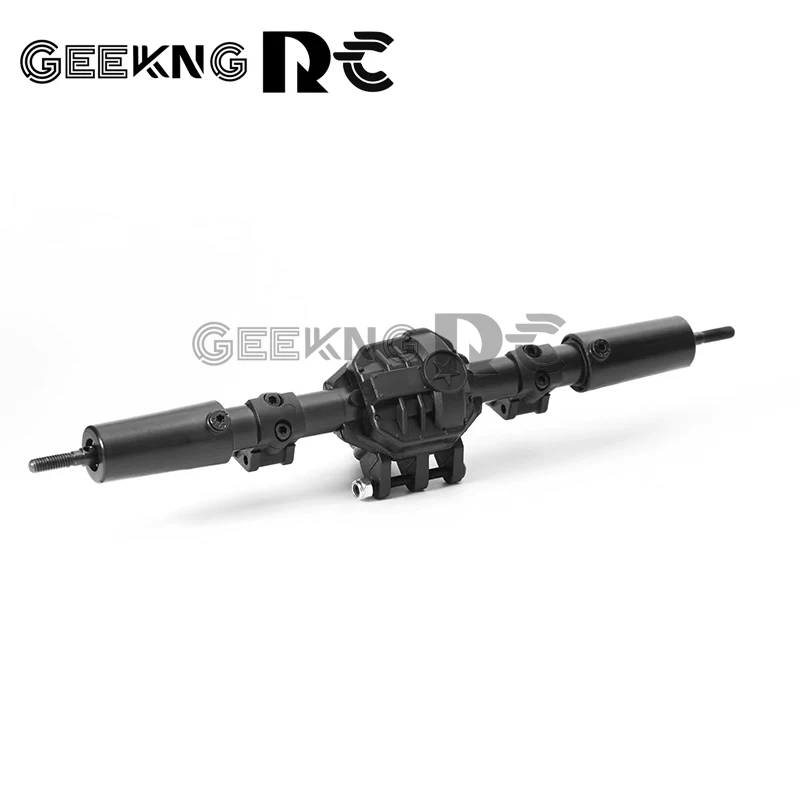 2pcs Front and Rear Straight Complete Axle for Axial SCX10 II 90046 1/10 RC Crawler Car Upgrade Parts