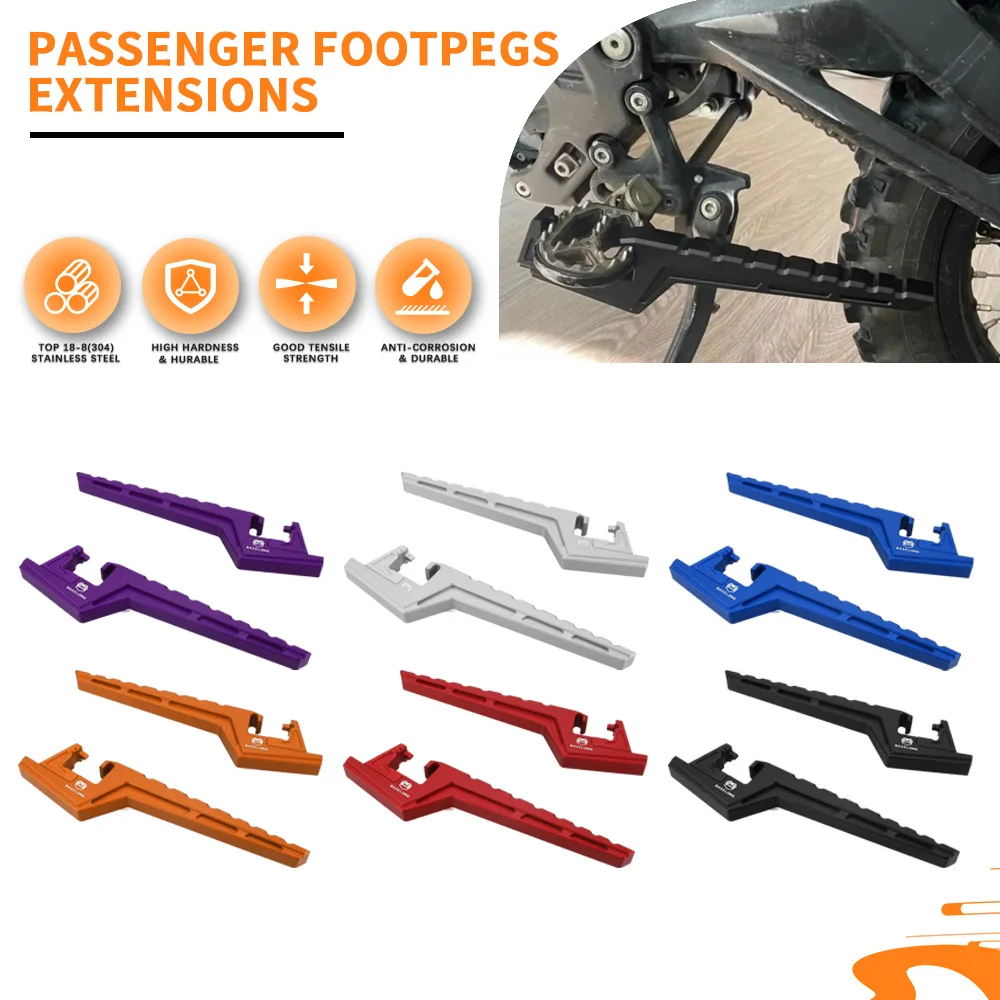 

Удлинители подножек для пассажиров мотоцикла для Husqvarna FE 250/350/450/501/550 TE 125/250/300 FC 250 350 450 TC 125/250 FS450