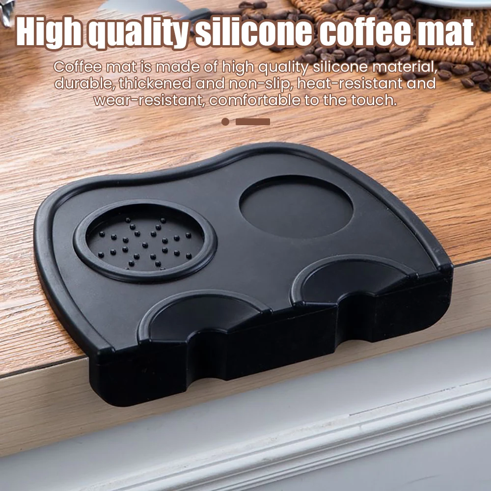 Coffee Powder Pad Corner Pad Non-slip Silicone Pad Filling Seat Coffee Machine Bar Powder Hammer Pad Handle Pad Powder Pad