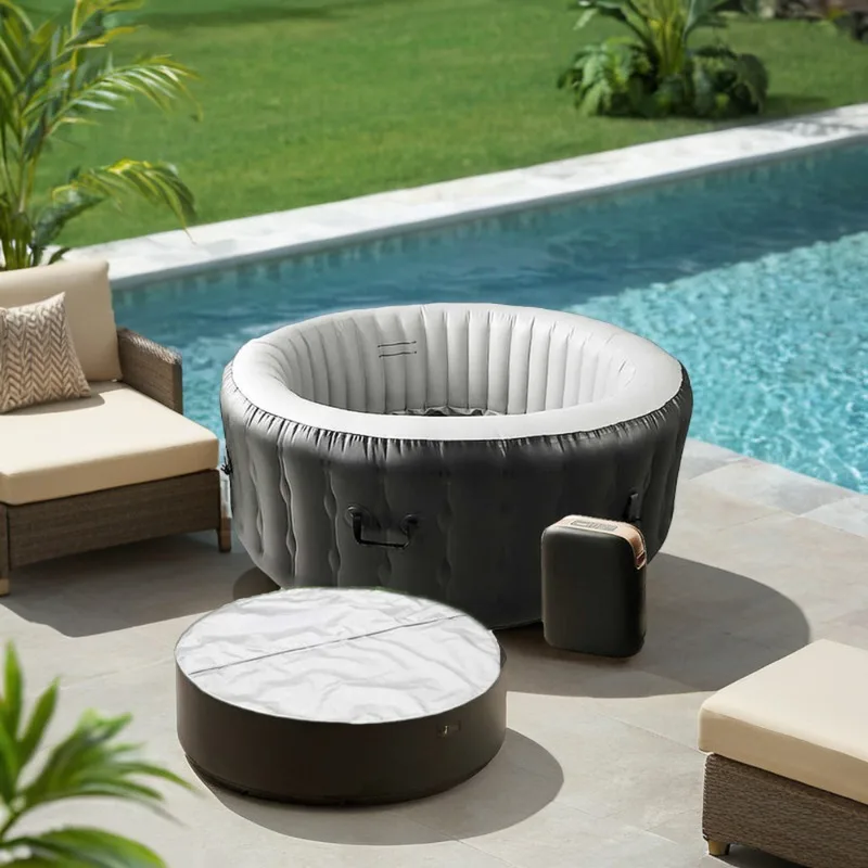 

Wholesale PVC Outdoor Swim Spa Pool Hot Tub with Airjet Inflatable Spa Tubs