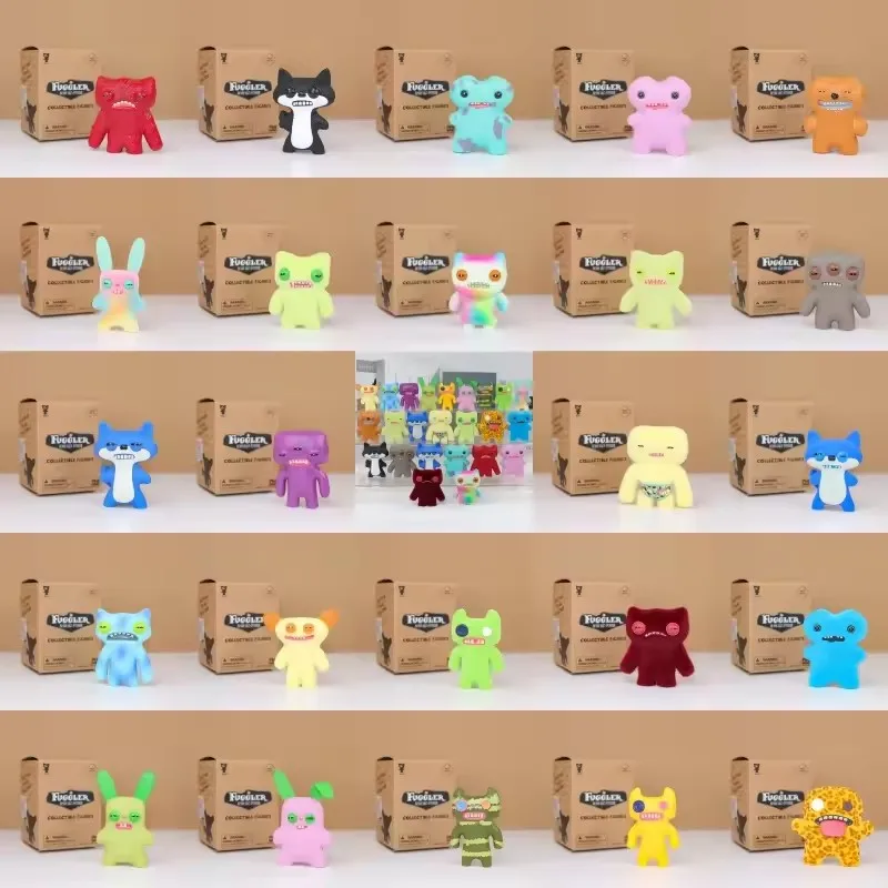 Muñeca de juguete original Fuggler, caja ciega, monstruo de dientes divertidos y feos, muñeca de acción Fuggler, muñeca modelo coleccionable, regalo para niños