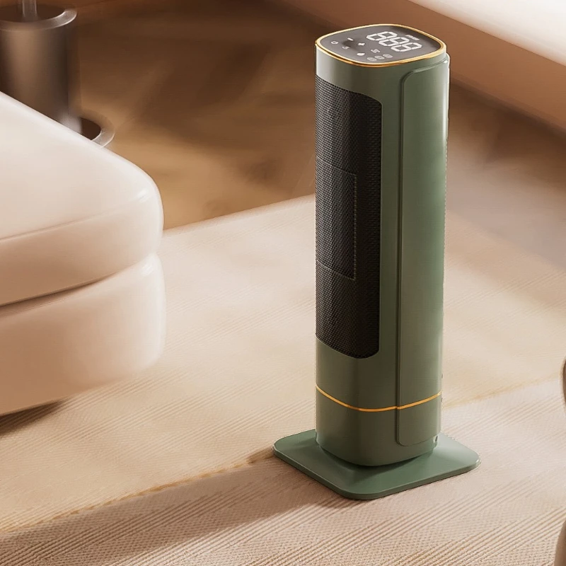 Portable Electric Heater, Energy-Saving Standing Warm Fan for Bathroom or Bedroom, Fast Heating, 70° Wide-Angle Airflow