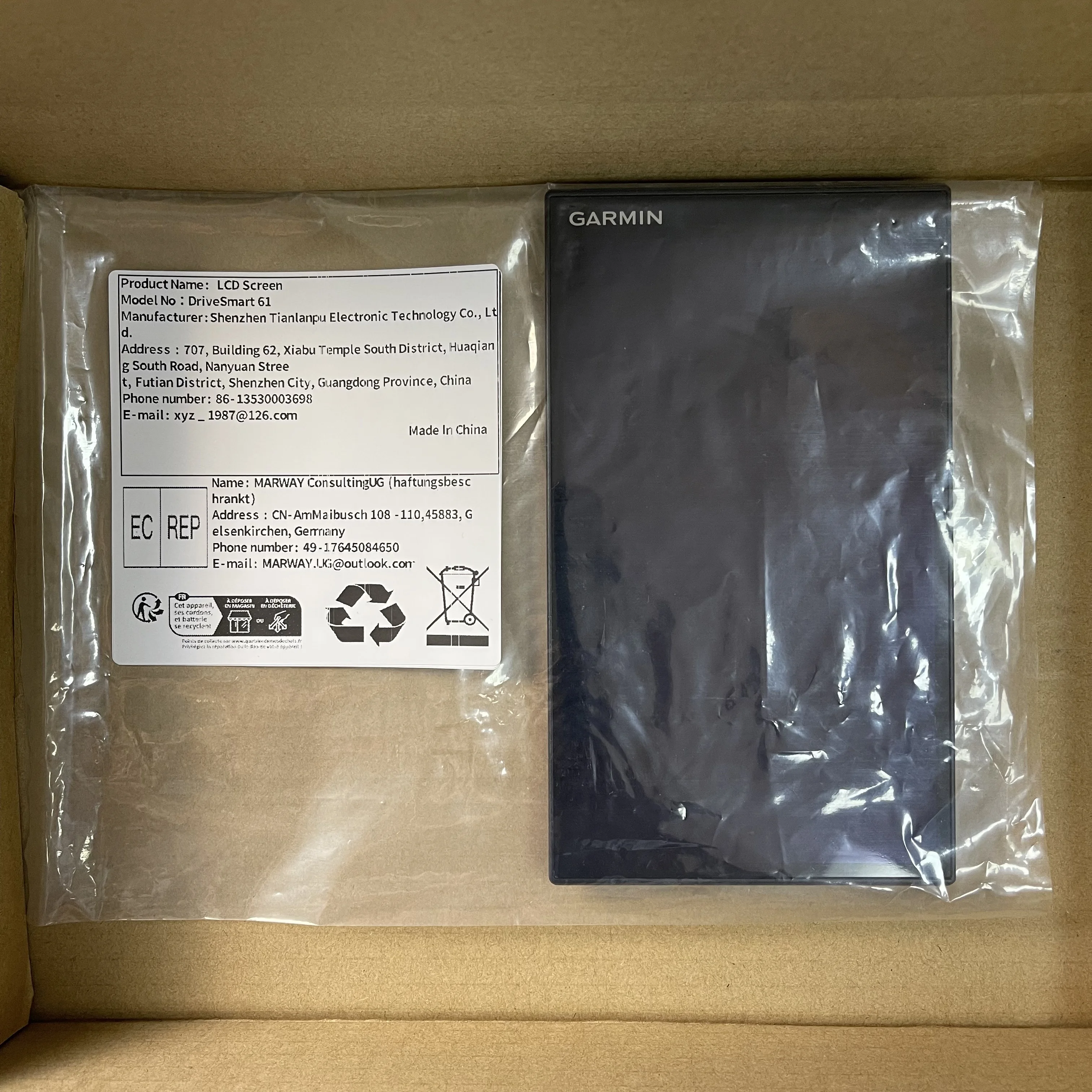 

Original 5" Inch LCD Screen For GARMIN Nuvi 3597 3597LM 3597LMT HD GPS LCD Display Screen Panel Repair Replacement