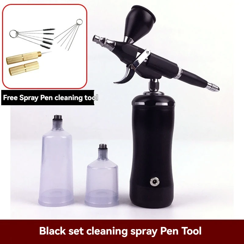 

New Dual Action Gun Style Coloring Model Spray Painting USB Charging Pump Non Oxygen Injector Electric Spray Pen